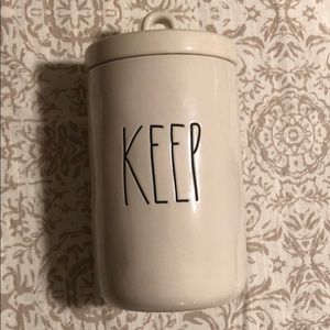 Rae Dunn canister (KEEP)